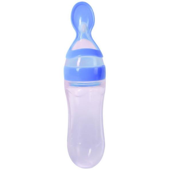 (COMBO) BABY SPOON FEEDER SILICONE BOTTLE FEEDING WITH FREE FRUIT PACIFIER TODDLER