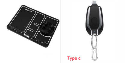 1500mAh Mini Power Emergency Pod Keychain battery Pack .