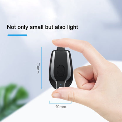 1500mAh Mini Power Emergency Pod Keychain battery Pack .
