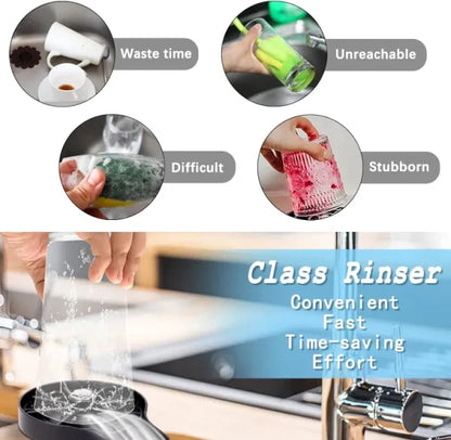 Glass Rinser For Kitchen Sink Automatic Cup Washer