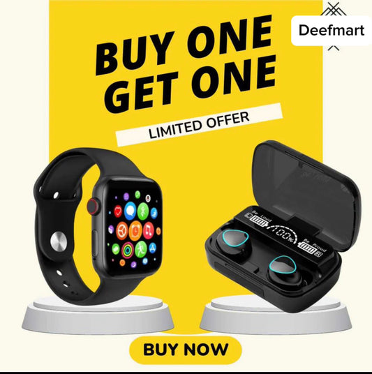 CRAZY OFFER - Smartwatch + Earbuds