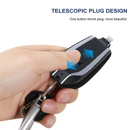 1500mAh Mini Power Emergency Pod Keychain battery Pack .