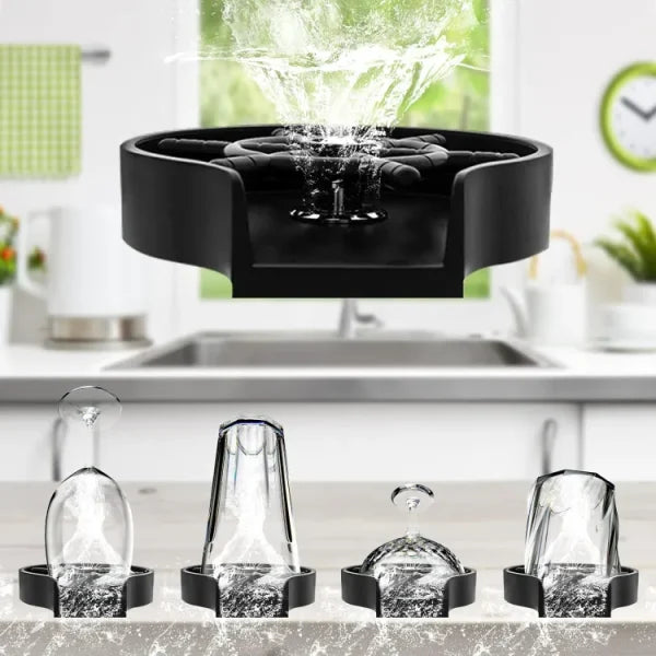 Glass Rinser For Kitchen Sink Automatic Cup Washer