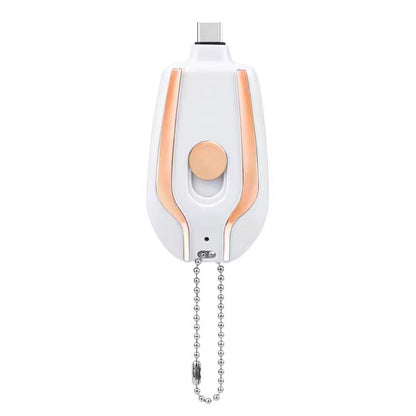 1500mAh Mini Power Emergency Pod Keychain battery Pack .