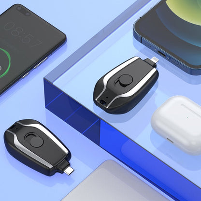 1500mAh Mini Power Emergency Pod Keychain battery Pack .