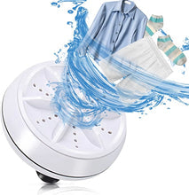 Mini Washing Machine Portable Ultrasonic Turbine Washer